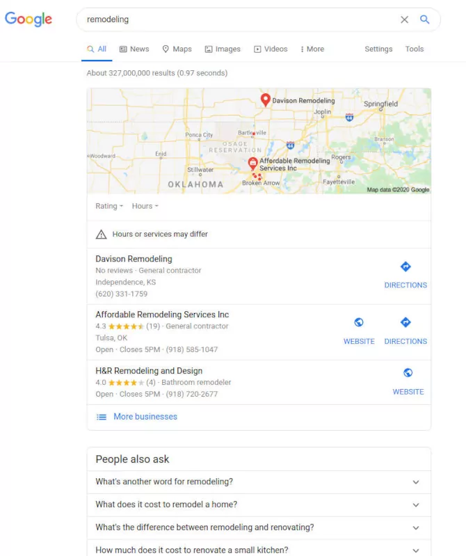 remodeling seo 